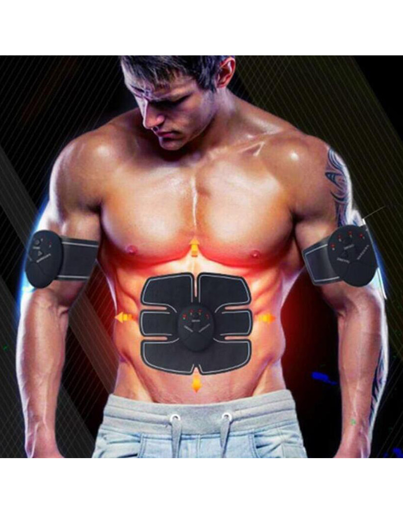 Slimming Body Massager Abdominal Muscle Training Stimulator Device Wireless ABS Belt Home Gym Professional Fitness Home Massage