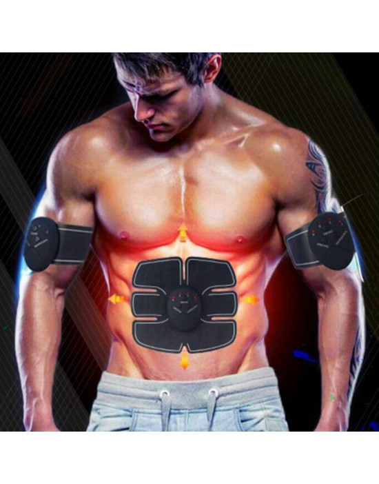 Slimming Body Massager Abdominal Muscle Training Stimulator Device Wireless ABS Belt Home Gym Professional Fitness Home Massage